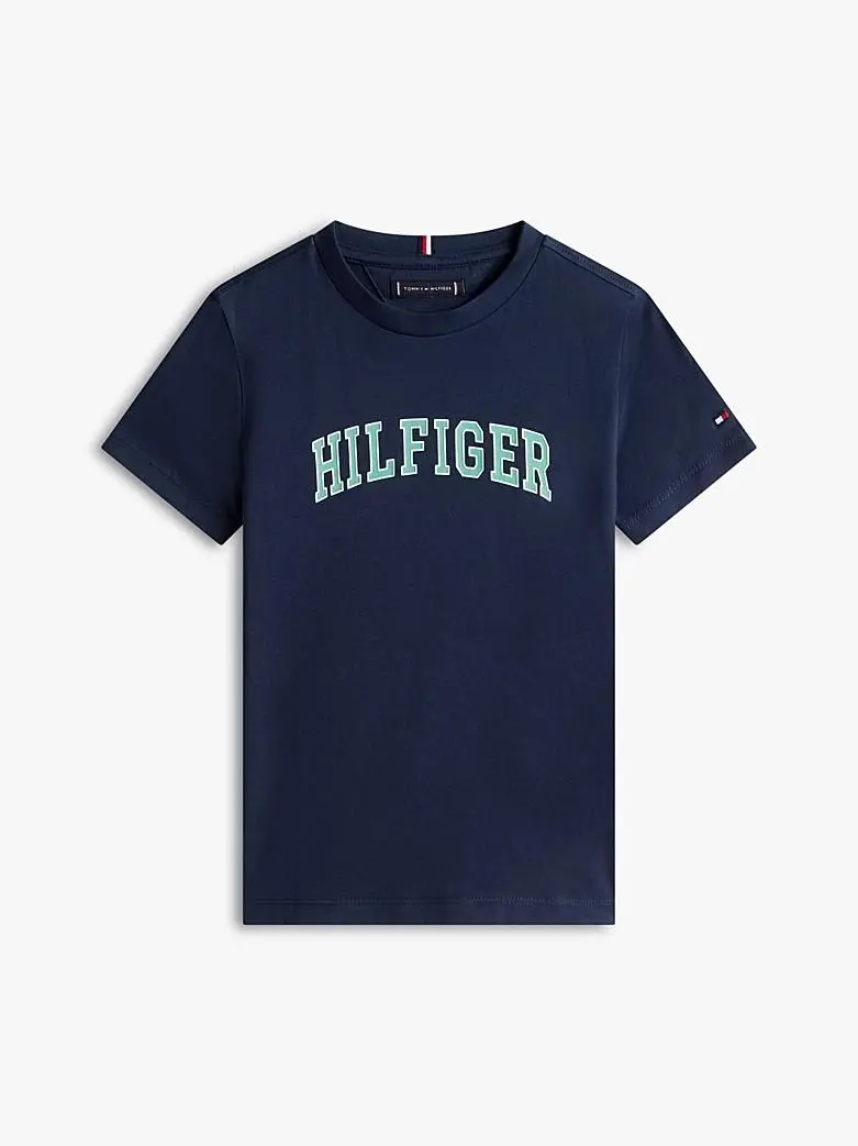 T-shirt in jersey con logo