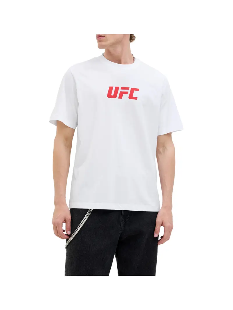 T-Shirt Jack&Jones Jcoufc Tee Ss - Bianco