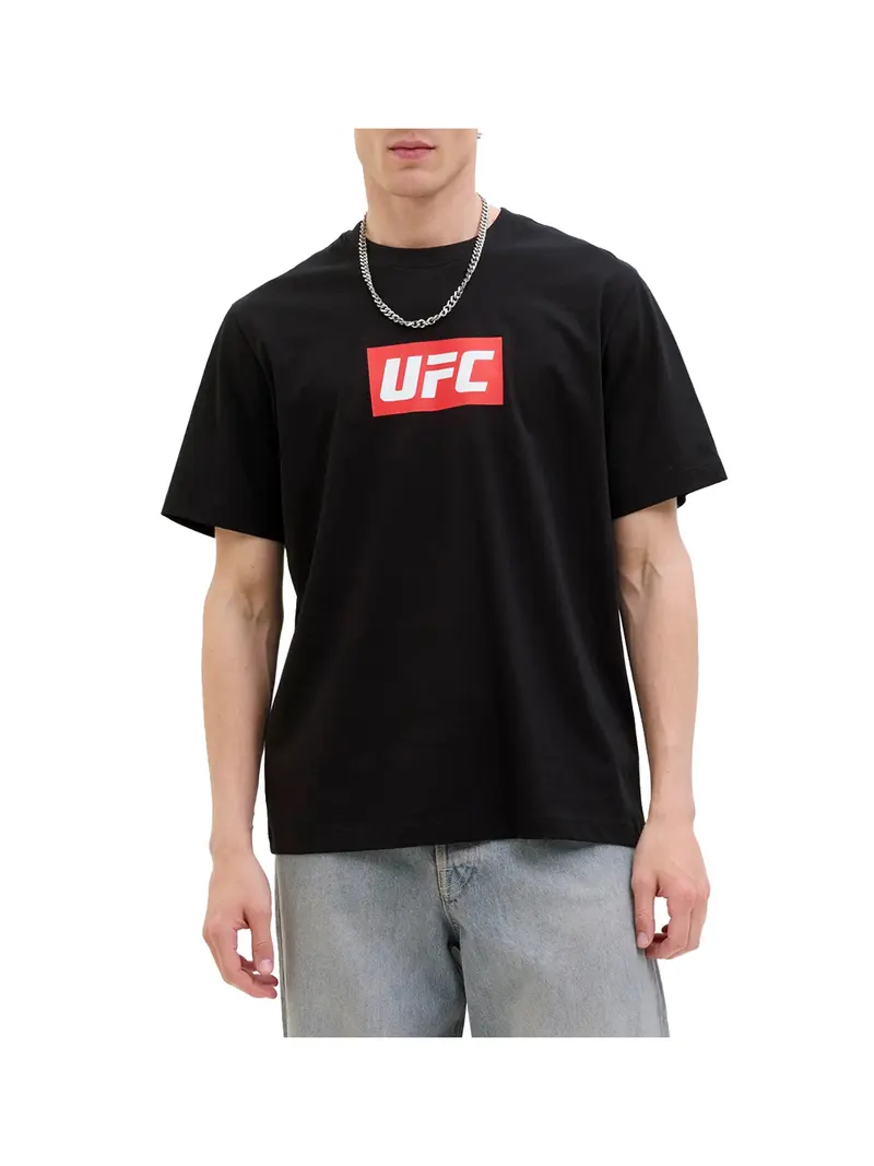 T-Shirt Jack&Jones Jcoufc Tee Ss - Nero