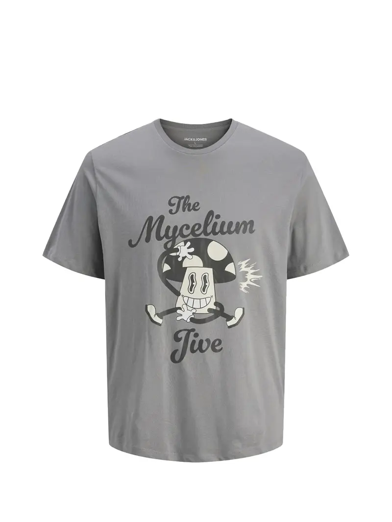T-Shirt Jack&Jones Jjmasao Tee Ss - Grigio