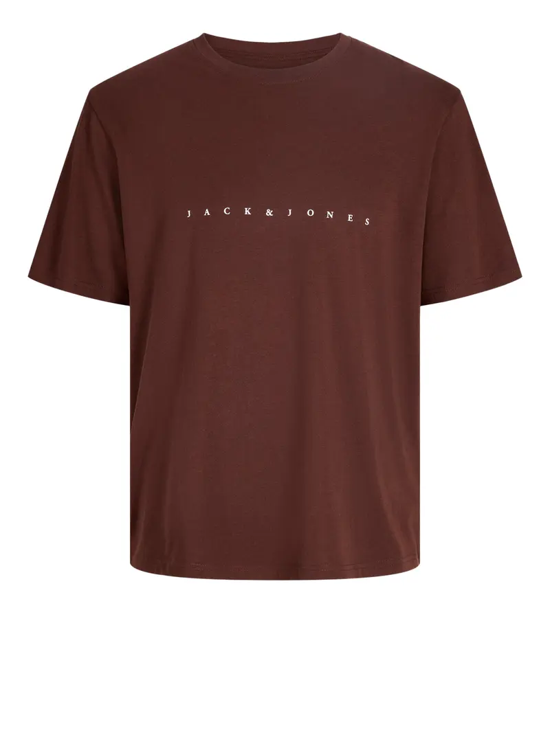 T-Shirt Jack&Jones Logo Frontale Marrone