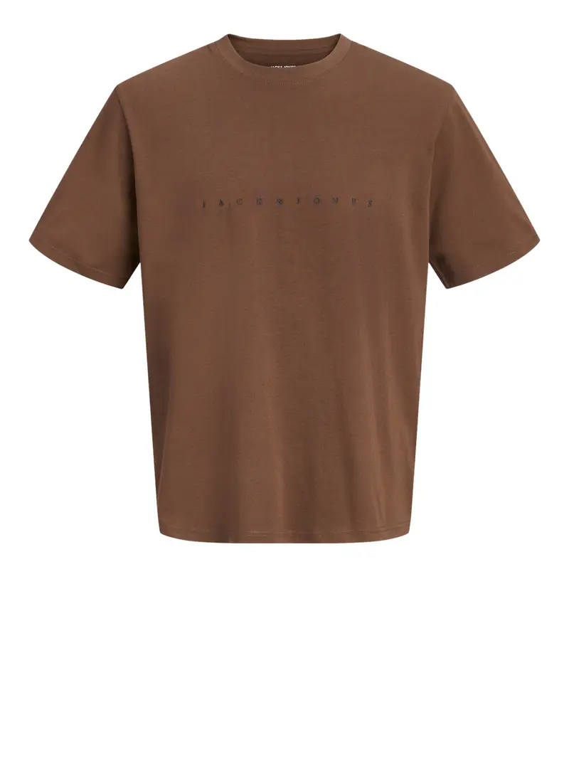 T-Shirt Jack&Jones Logo Frontale Marrone