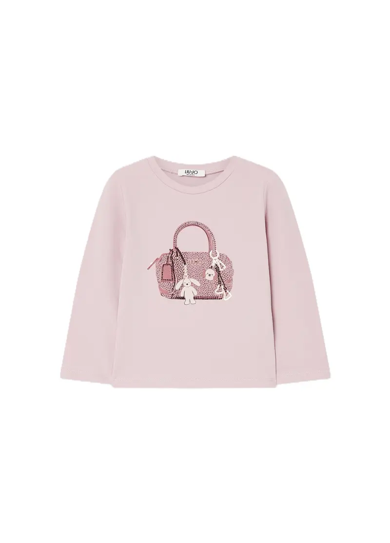 T-shirt lilla per neonata