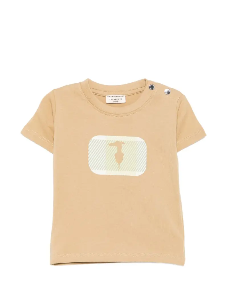 T-shirt marrone per neonato