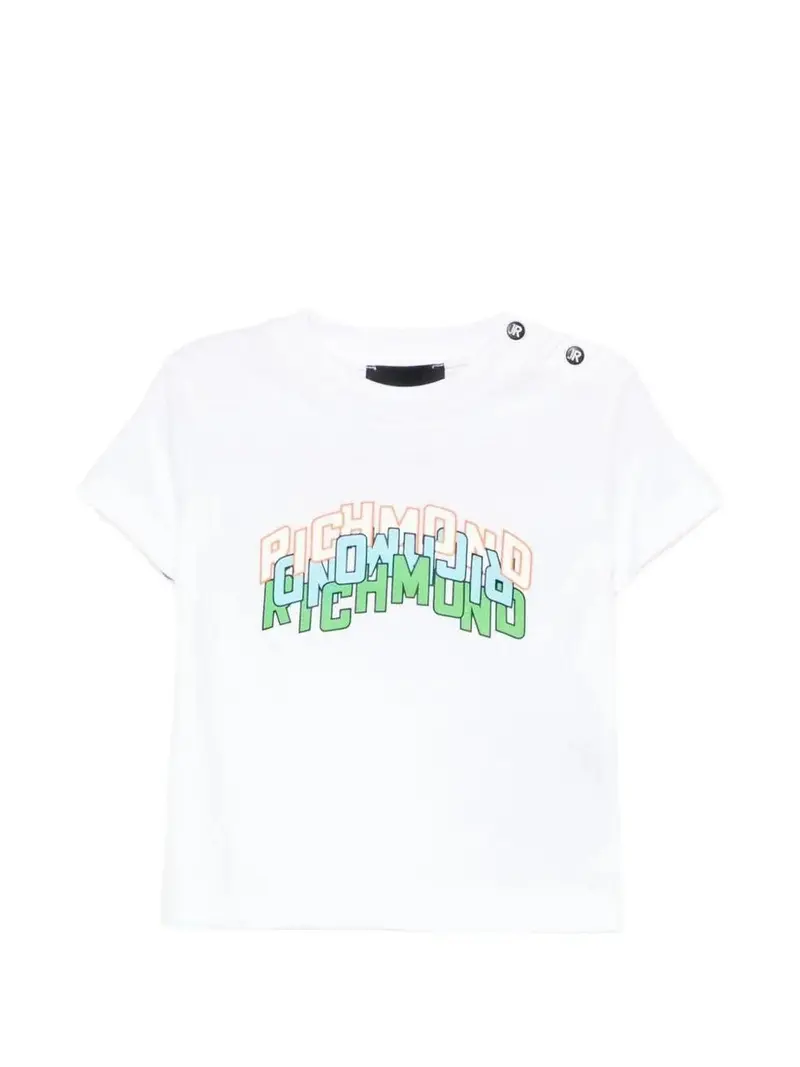 T-shirt neonato con dettaglio logo
