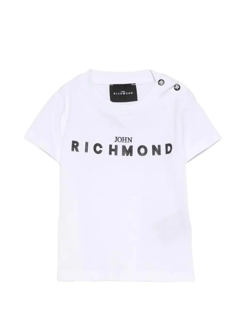 T-shirt neonato con dettaglio logo