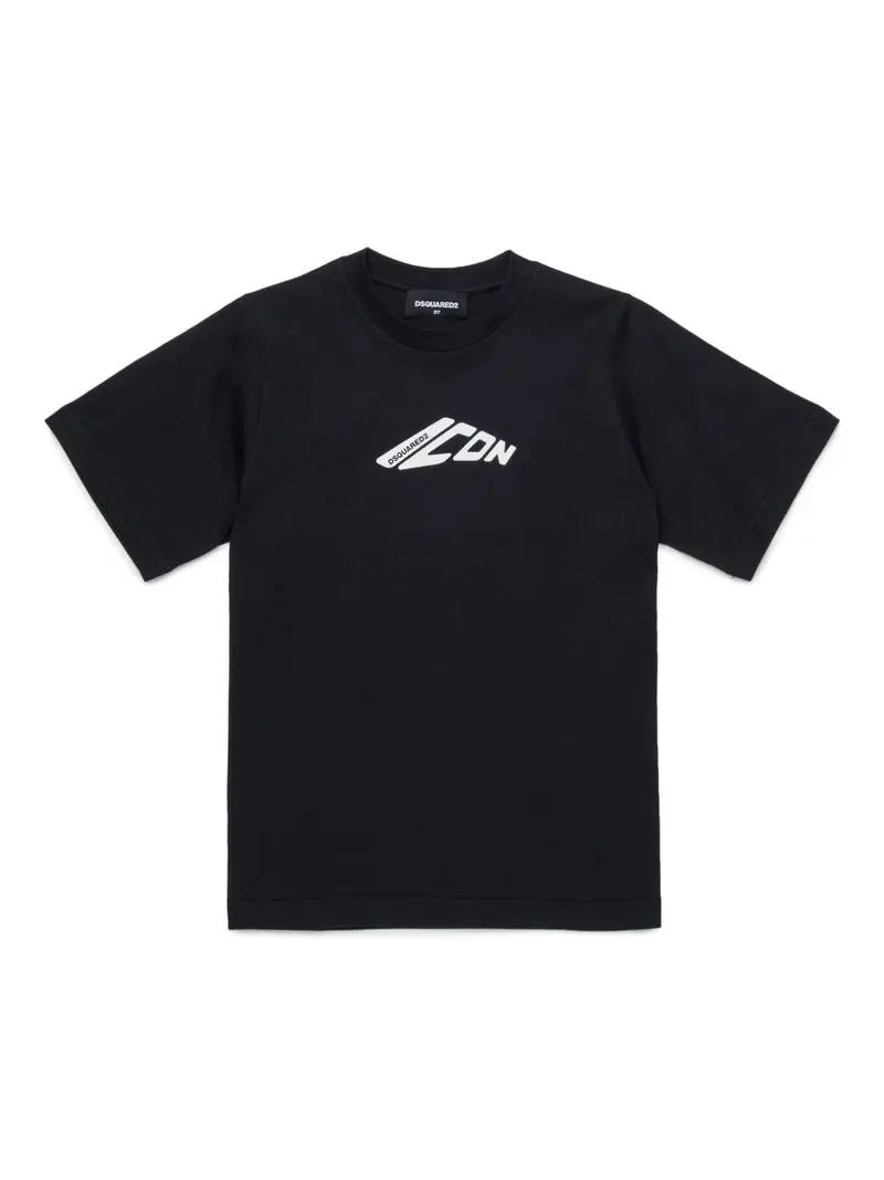 T-shirt nera Icon per bambino