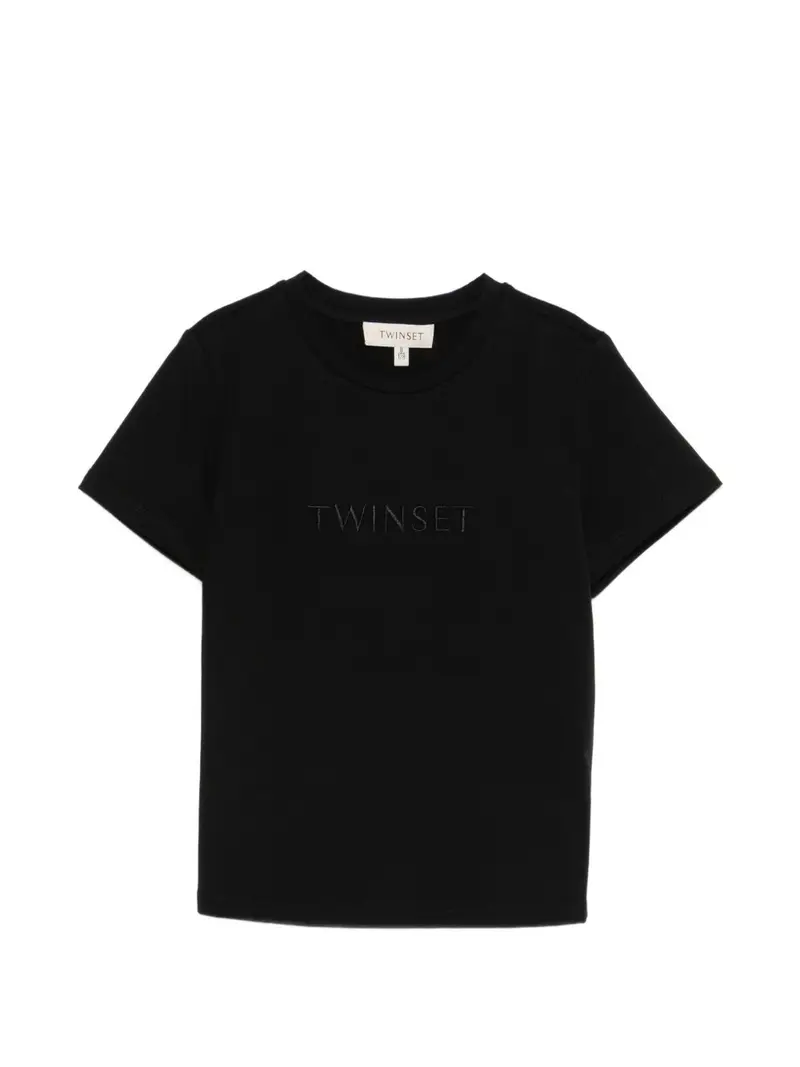 T-shirt nera per bambina