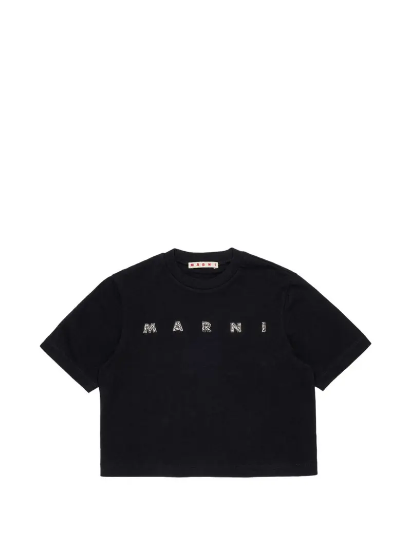 T-shirt nera per bambina