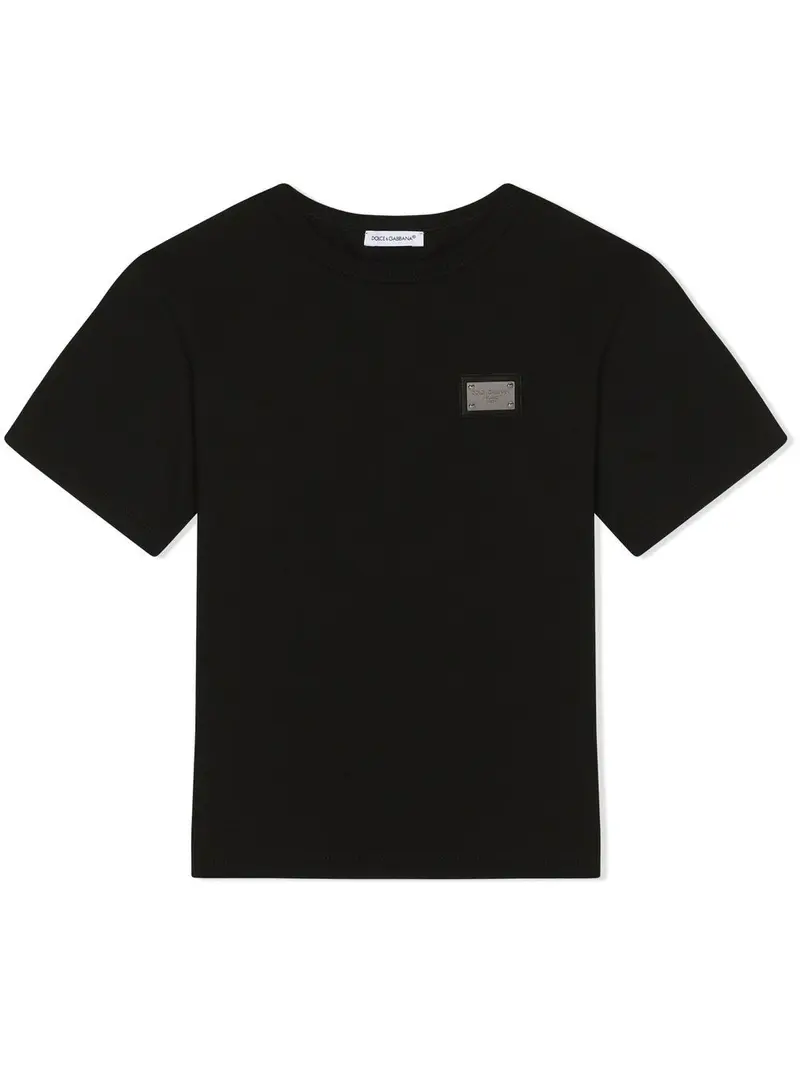 T-shirt nera per bambino