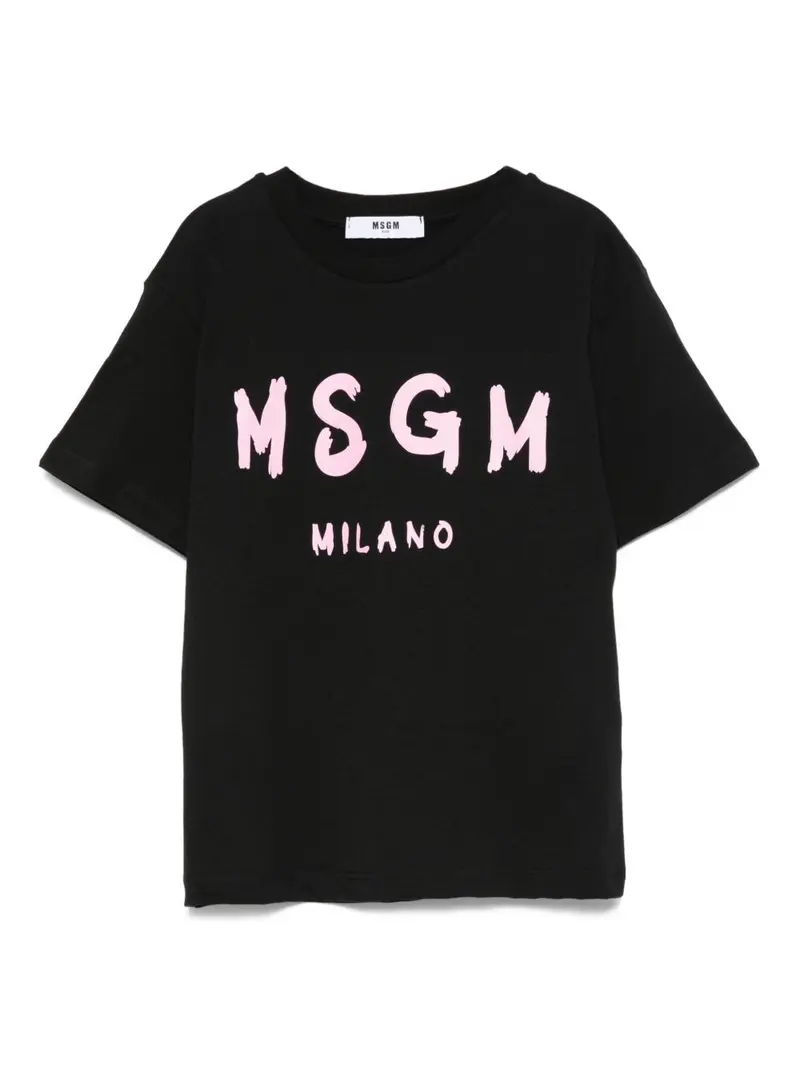 T-shirt nera per bambino
