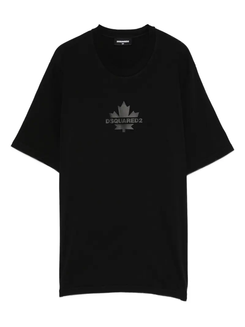 T-shirt nera per bambino