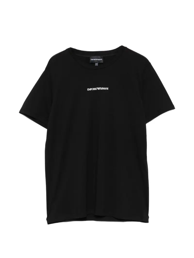 T-shirt nera per bambino