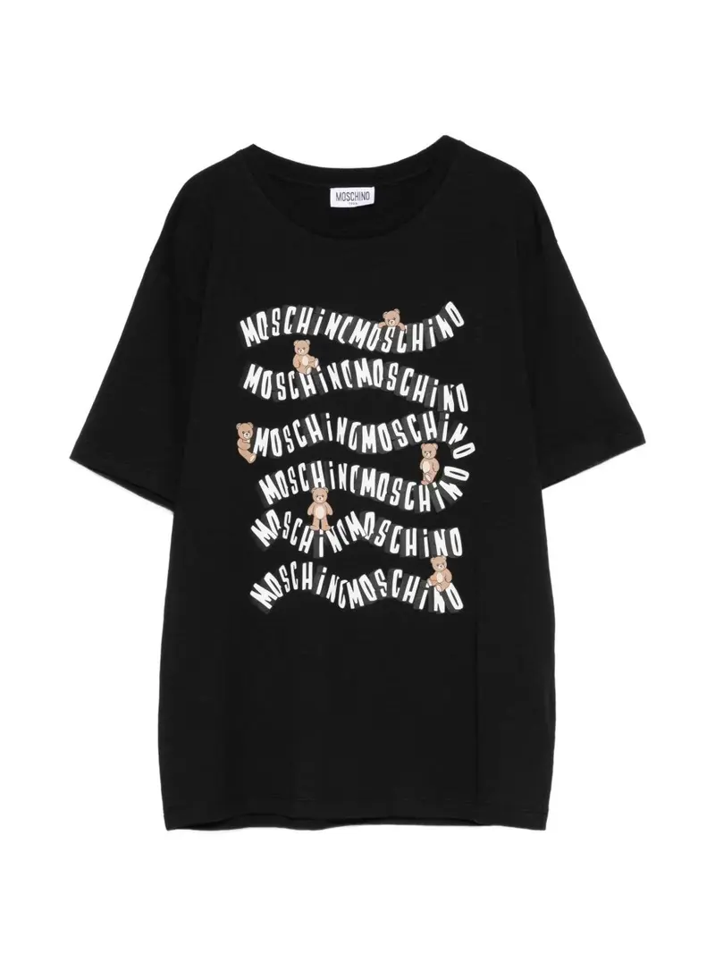 T-shirt nera per bambino