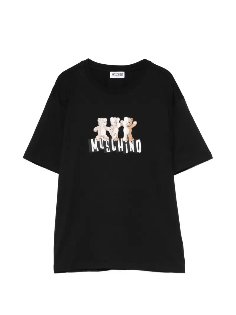 T-shirt nera per bambino