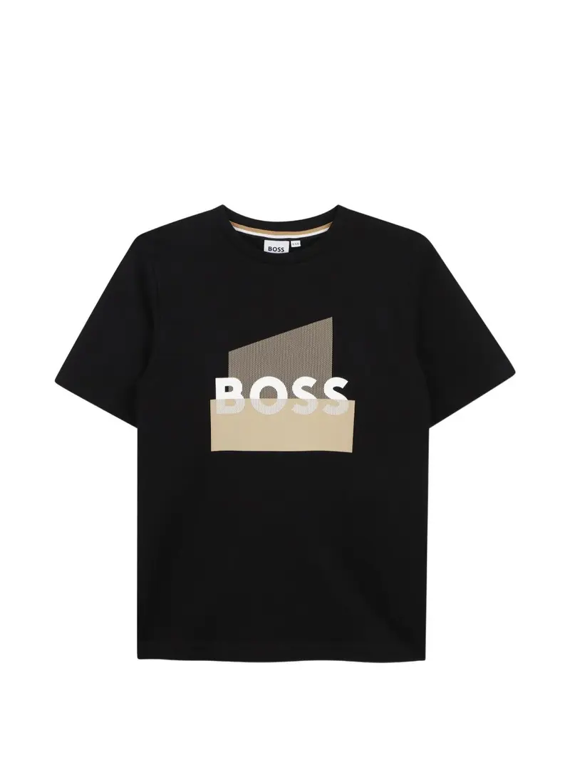 T-shirt nera per bambino