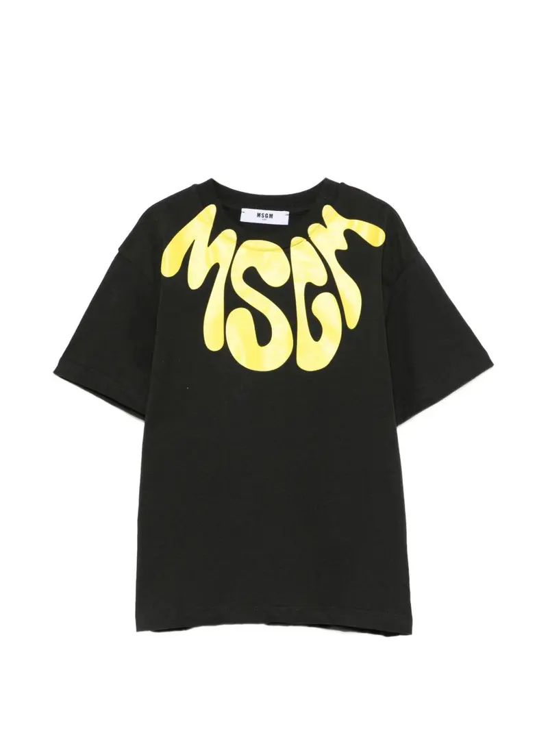 T-shirt nera per bambino