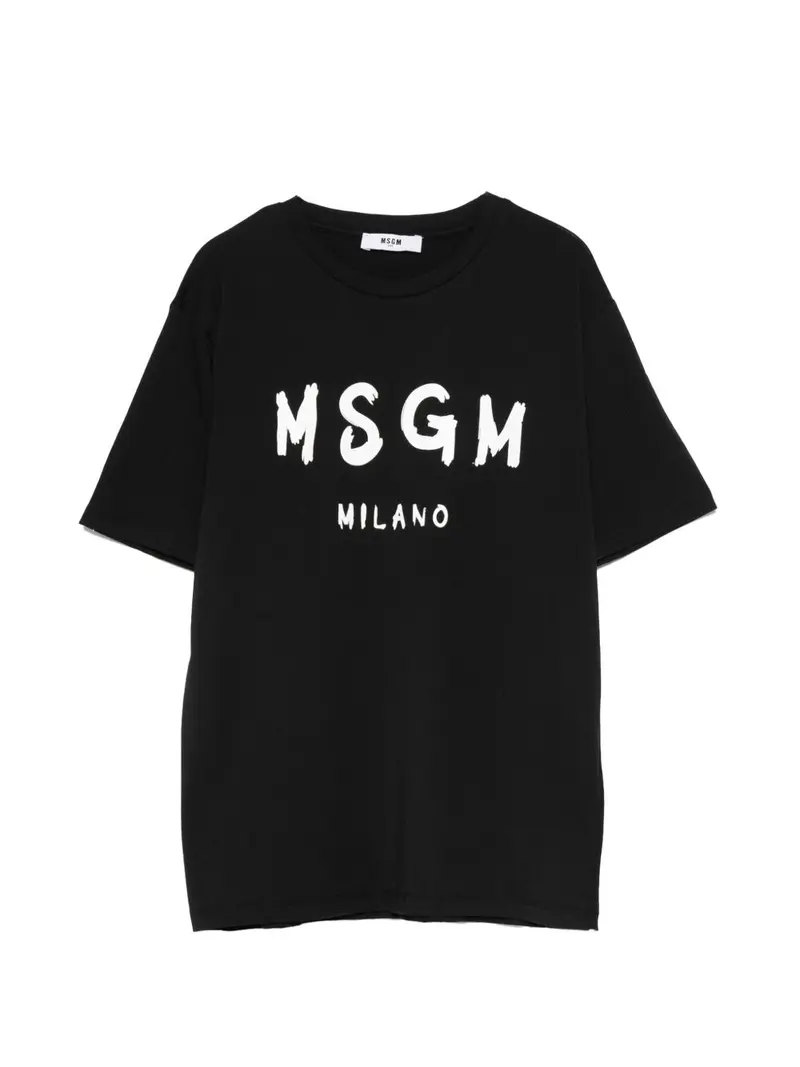 T-shirt nera per bambino