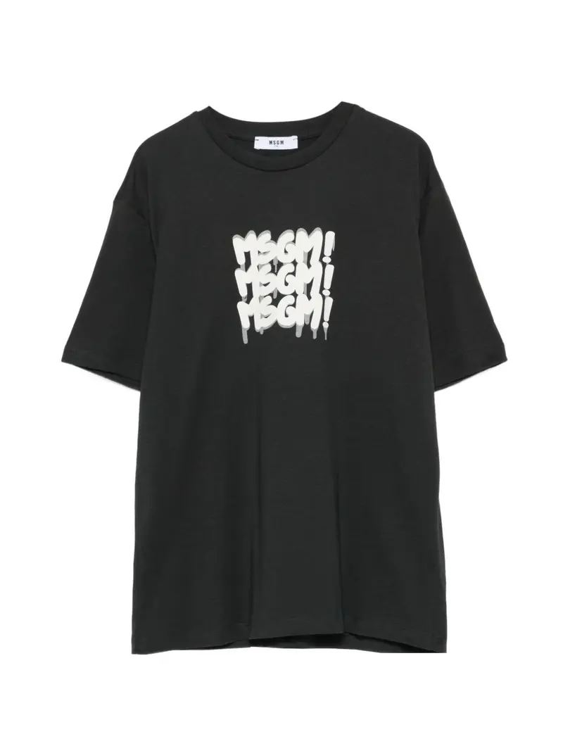 T-shirt nera per bambino