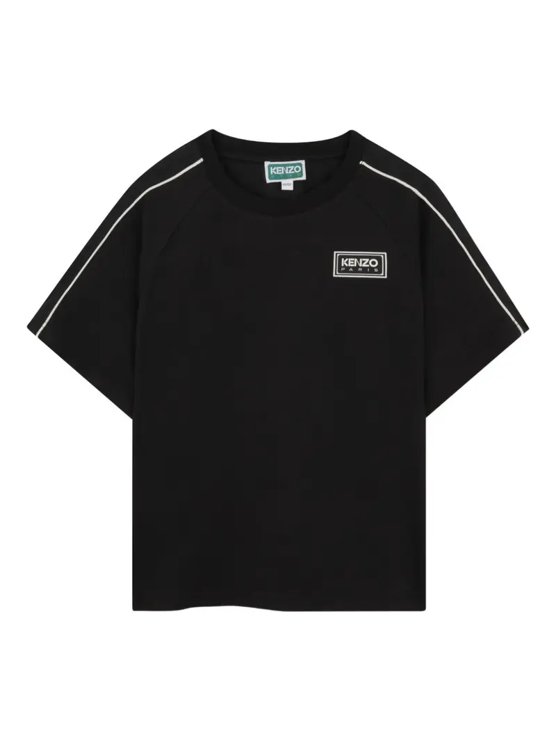 T-shirt nera per bambino