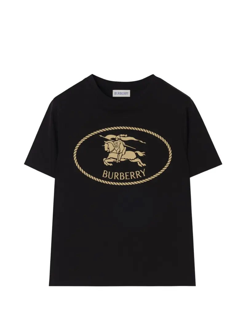 T-shirt nera per bambino