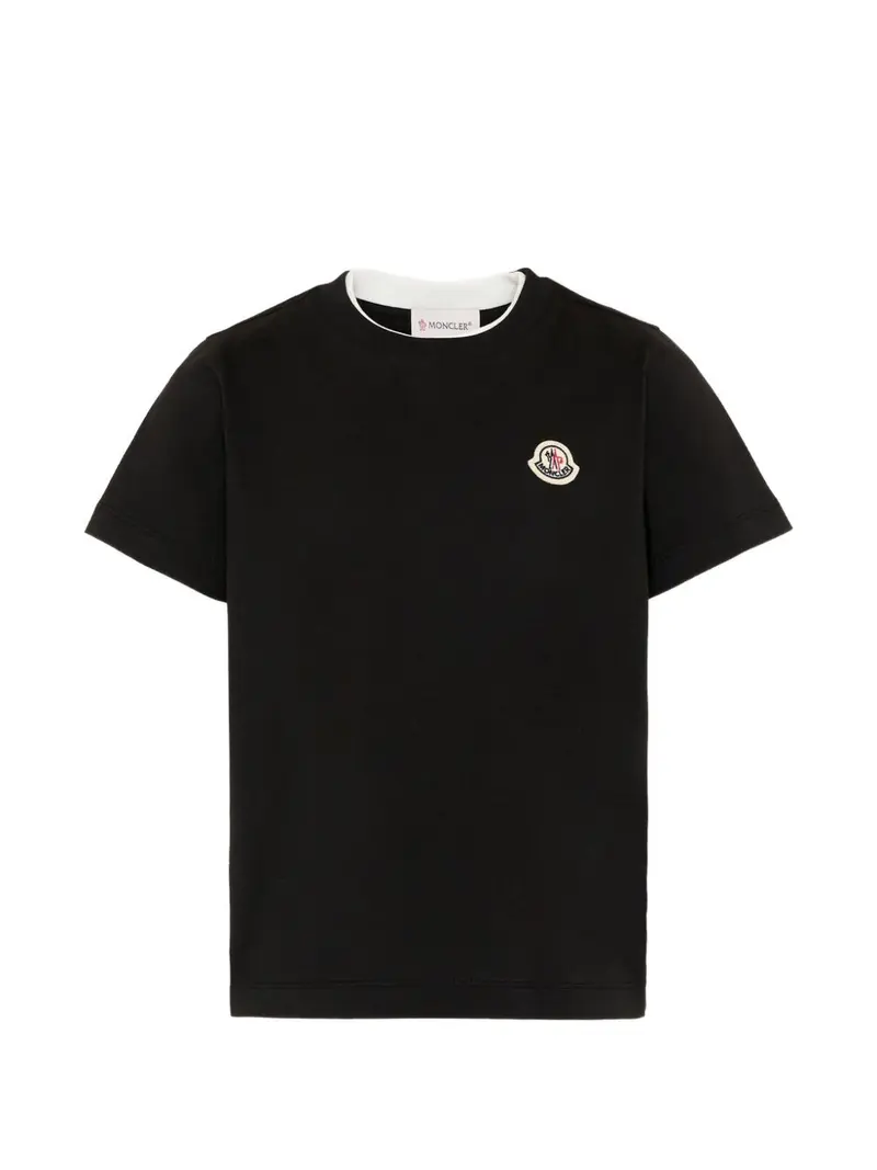 T-shirt nera per bambino