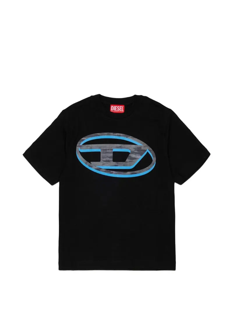 T-shirt nera per bambino