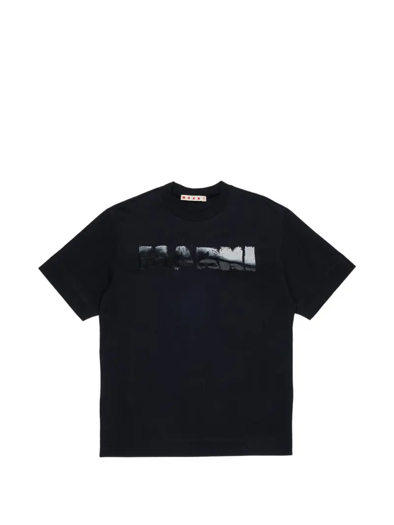 T-shirt nera per bambino