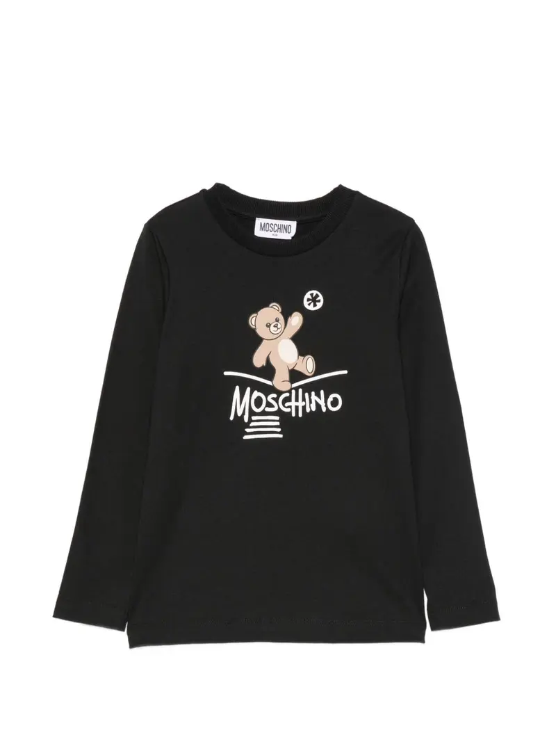 T-shirt nera per bambino