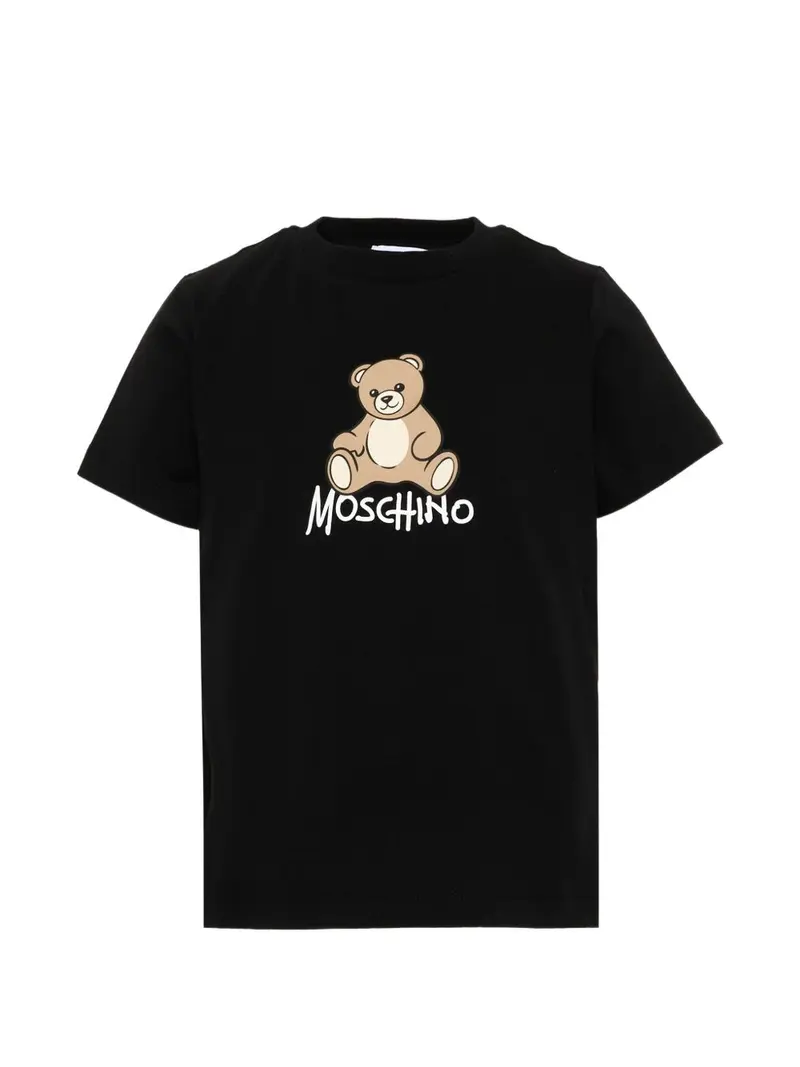 T-shirt nera per bambino