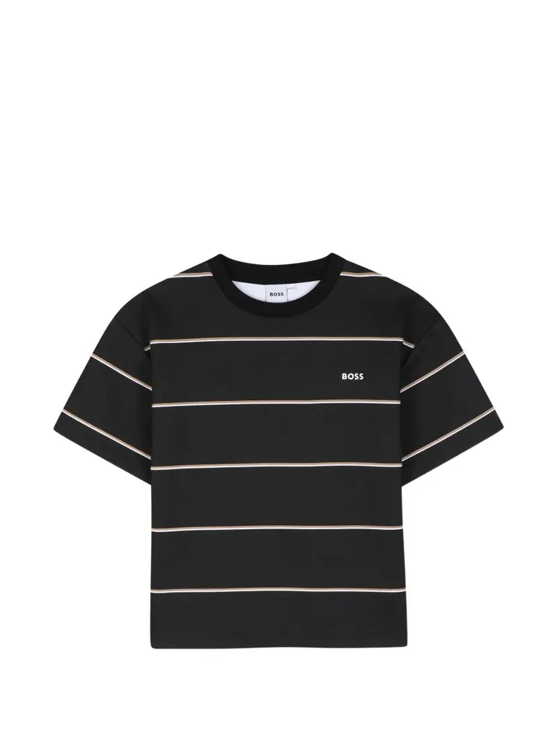 T-shirt nera per bambino
