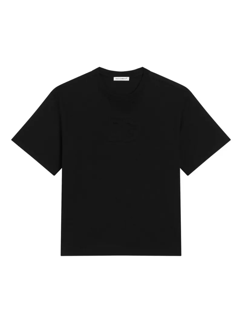 T-shirt nera per bambino