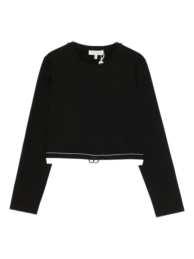T-shirt nero per bambina