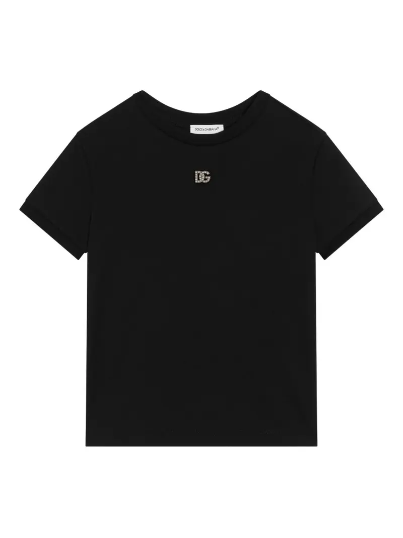 T-shirt nero per bambina
