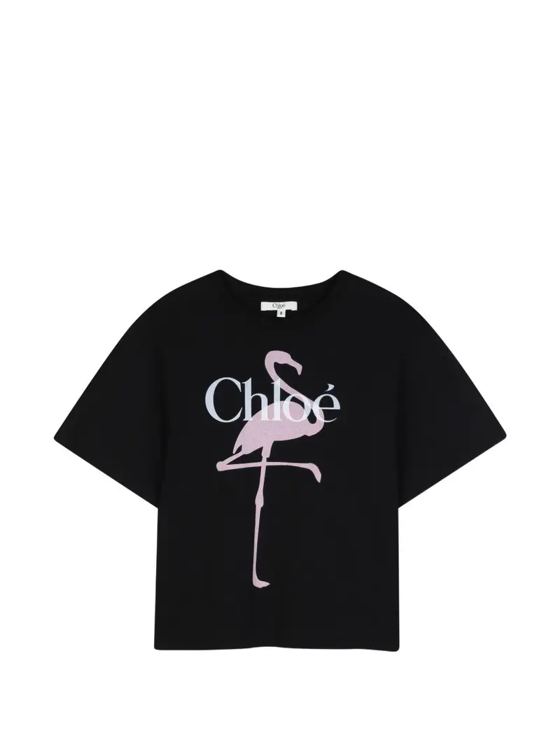 T-shirt nero per bambina