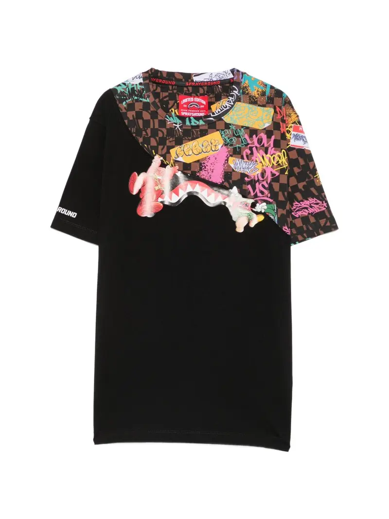 T-shirt nero per bambino