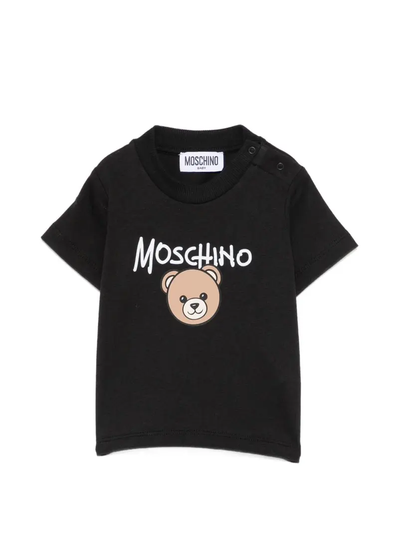 T-shirt nero per neonato
