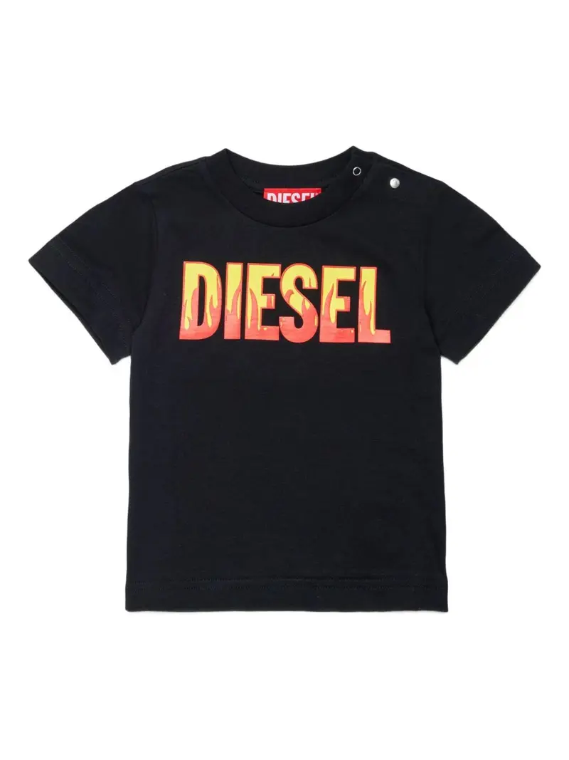 T-shirt nero per neonato