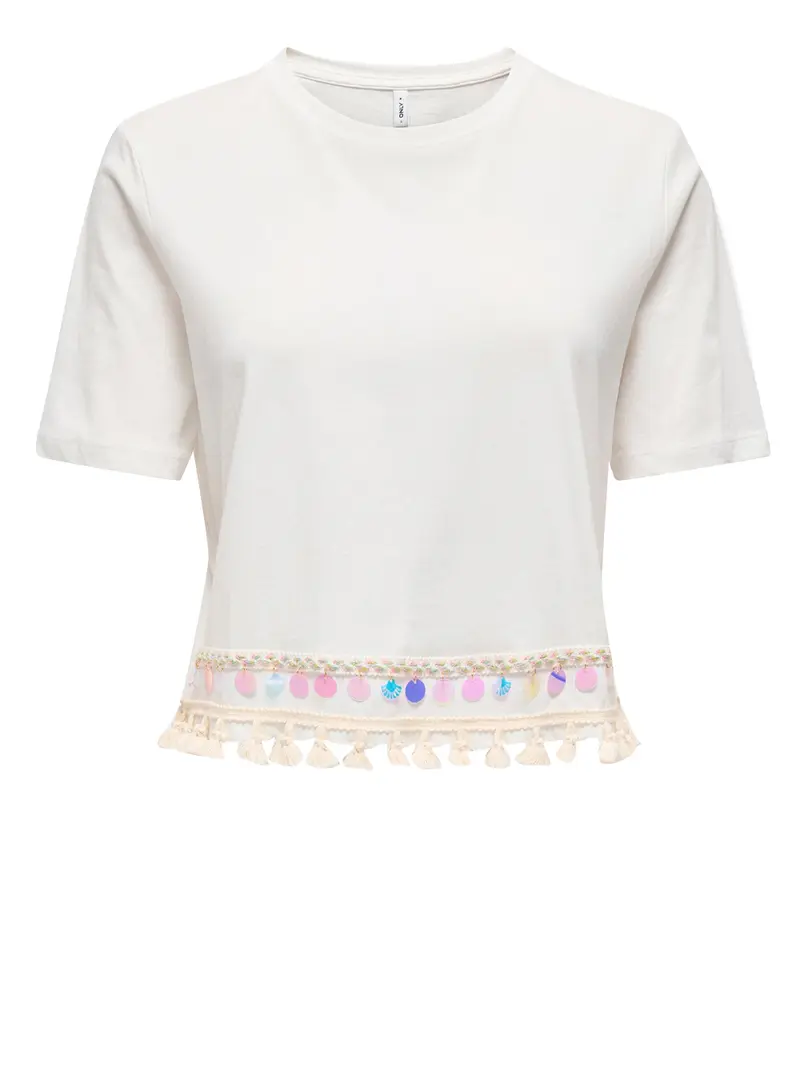 T-Shirt Onlfilippa Only - Bianco