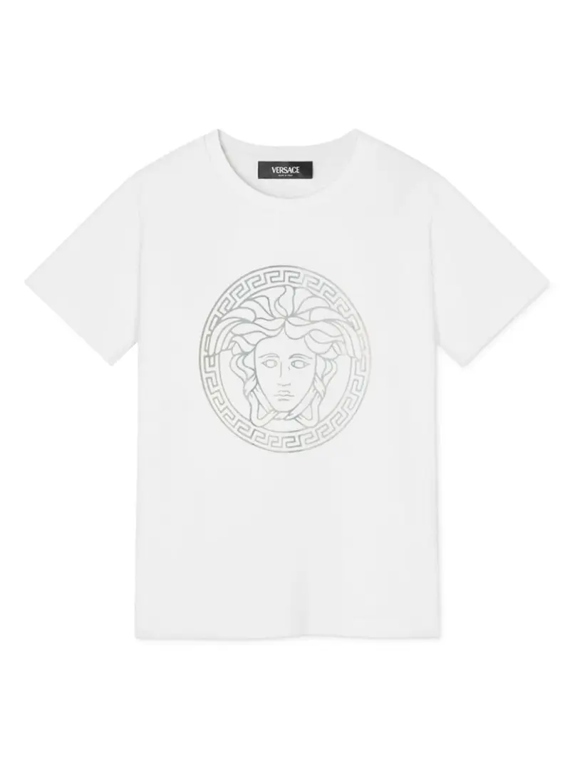 T-shirt per bambina in cotone bianca