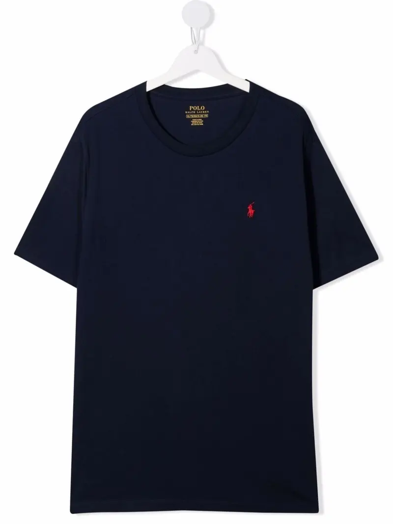T-shirt per bambino in cotone blu