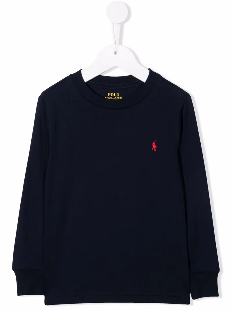 T-shirt per bambino in cotone blu navy