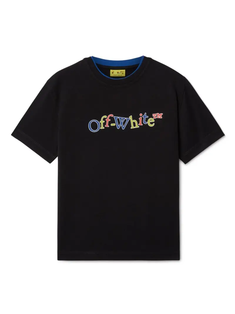 T-shirt per bambino in cotone nera