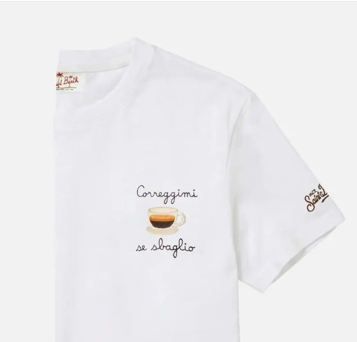 T-shirt Portofino con ricamo Correggimi Se Sbaglio