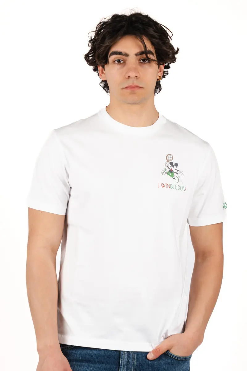 T-shirt Portofino ricamo I Winbledon