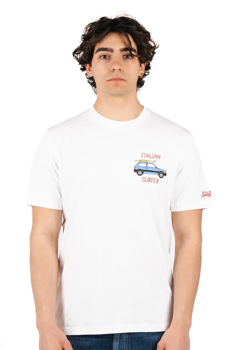 T-shirt Portofino ricamo Italian Surfer