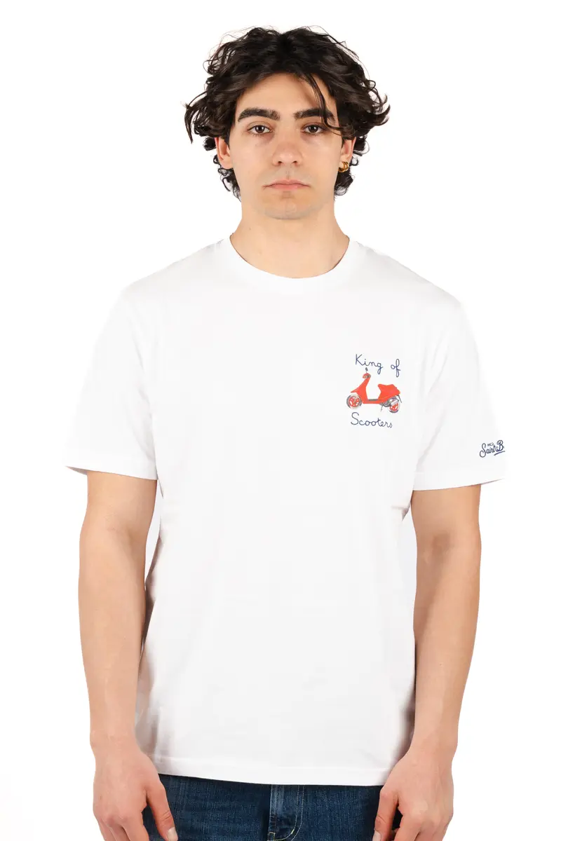 T-shirt Portofino ricamo King of scooter