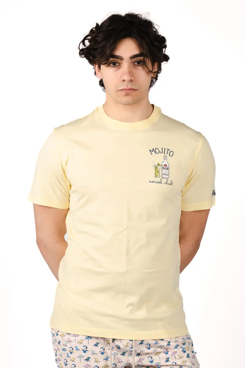 T-shirt Portofino ricamo Mojito social club