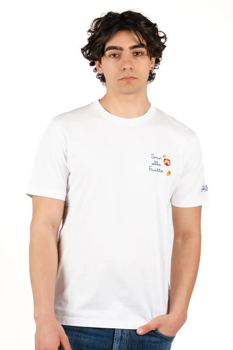 T-shirt Portofino ricamo Sono alla frutta