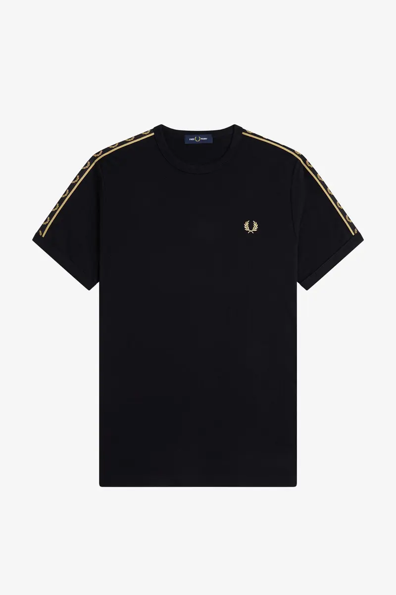 T-shirt Ringer con fettuccia a contrasto